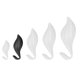 DarkSil Plug Silicone Bulby M 14 x 7cm Noir